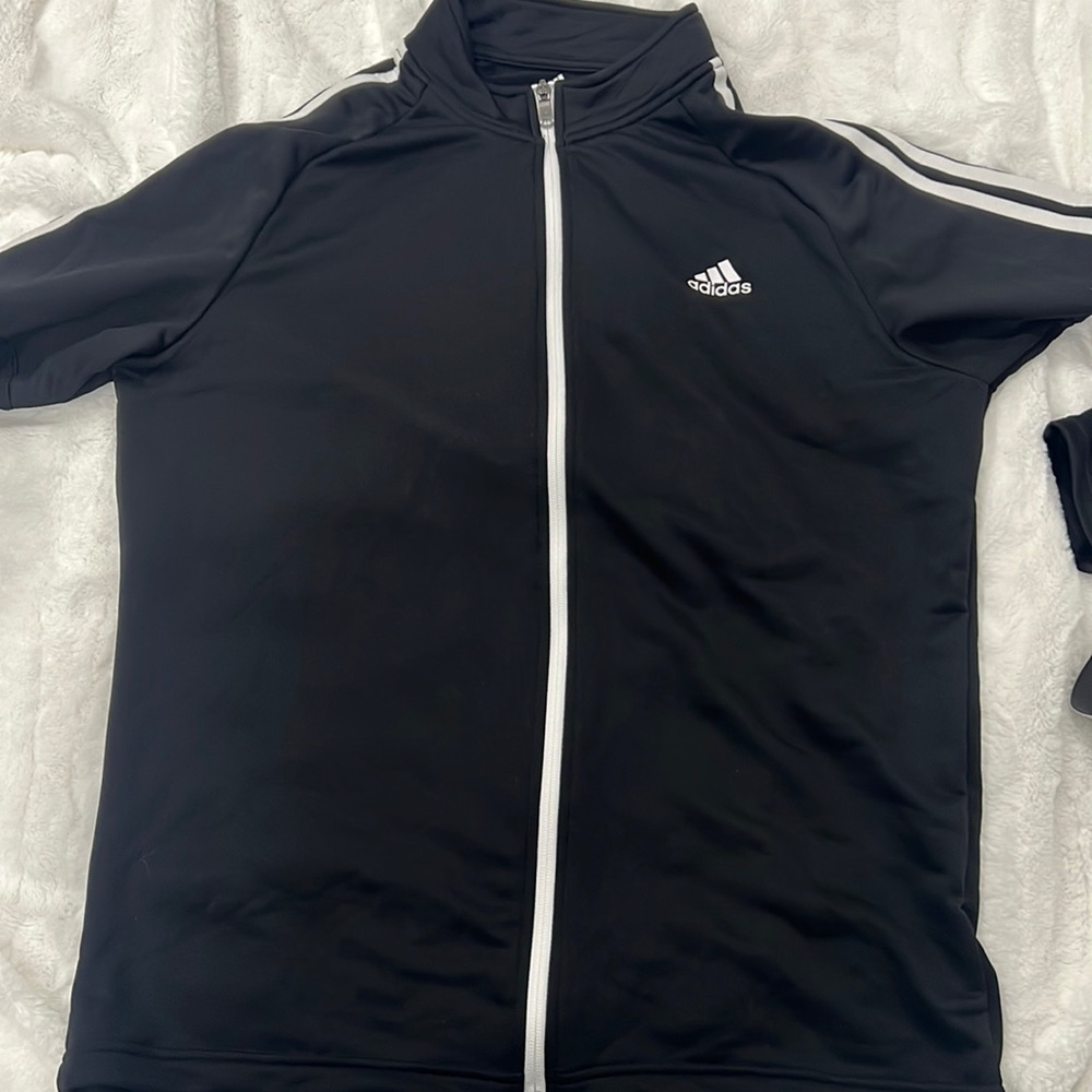 Large adidas zip up